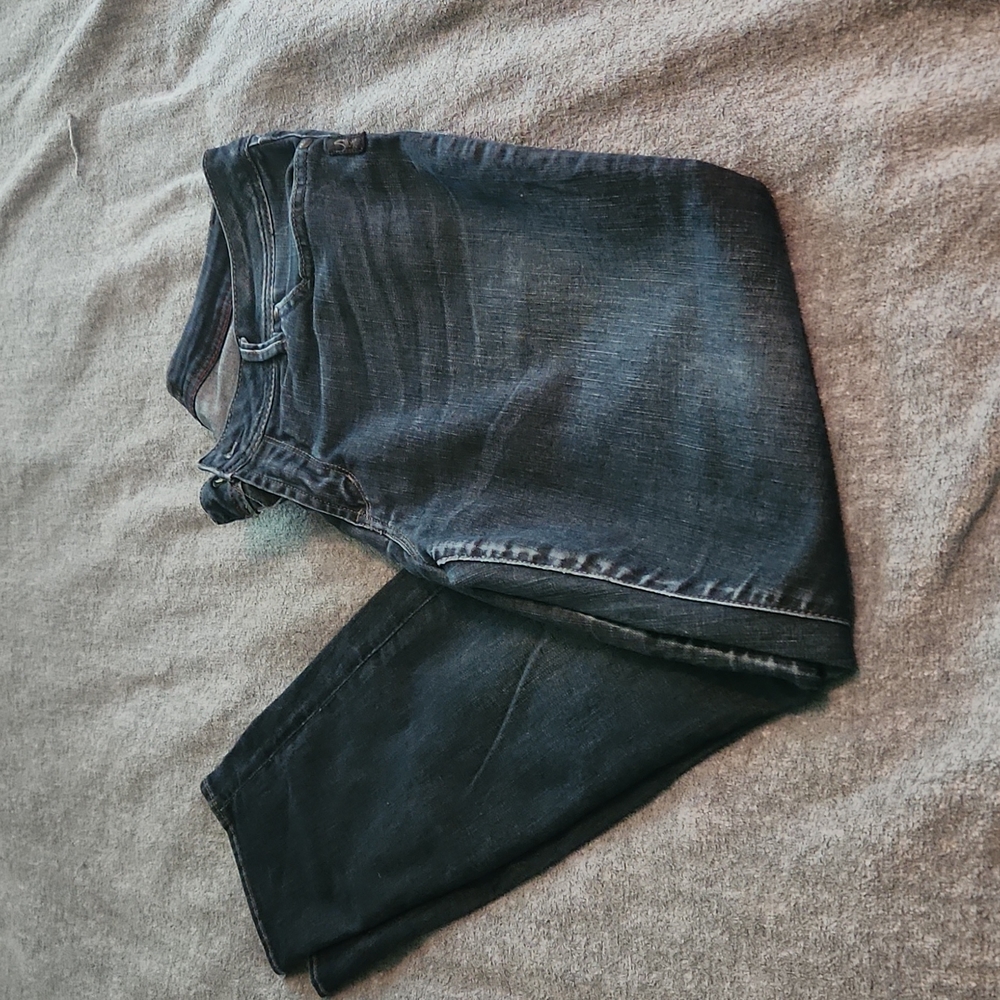 Silver Low Rise Skinny Jeans